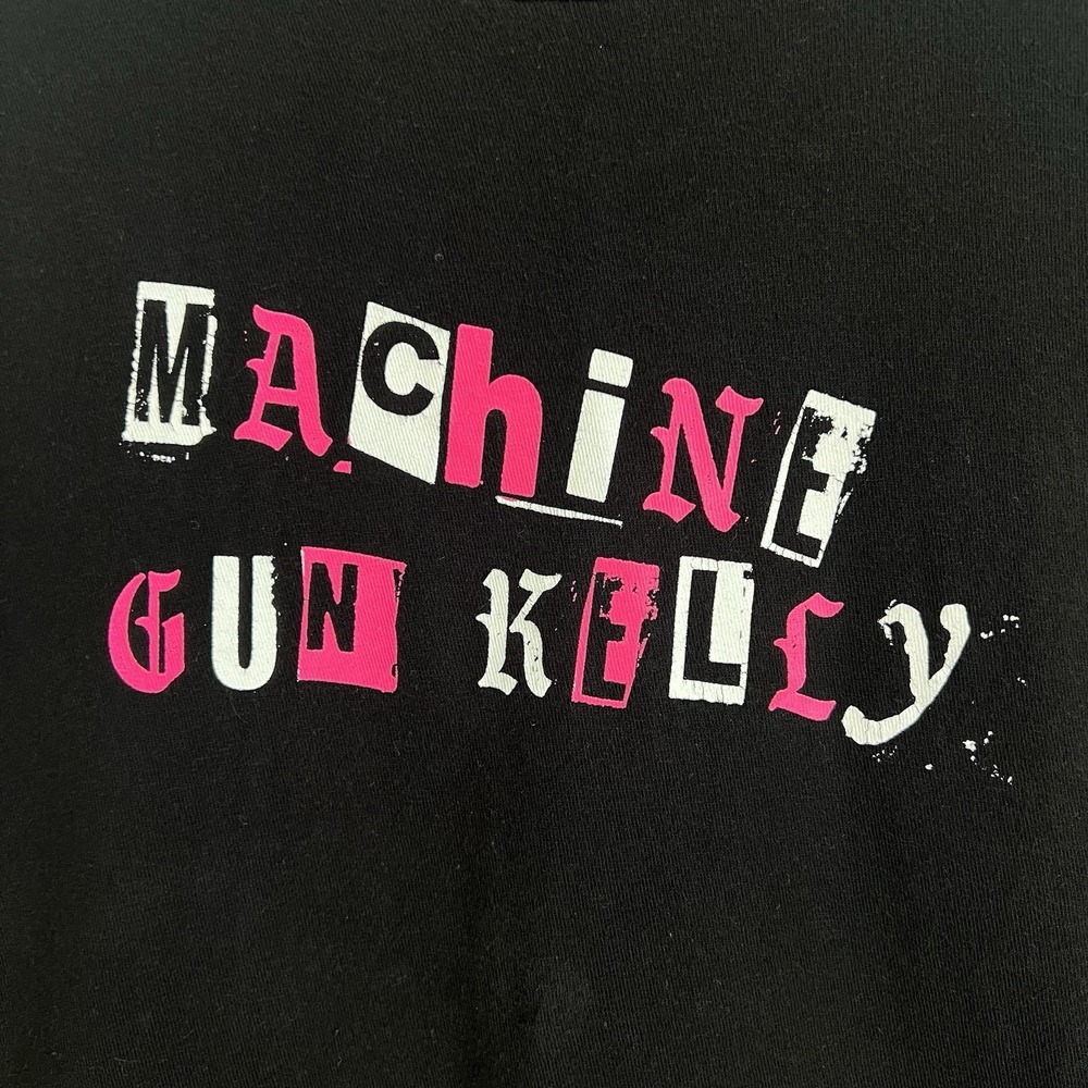 Machine Gun Kelly T-Shirt Men's Size XL Black Pink Short Sleeve 100% Cotton - Picture 2 of 7